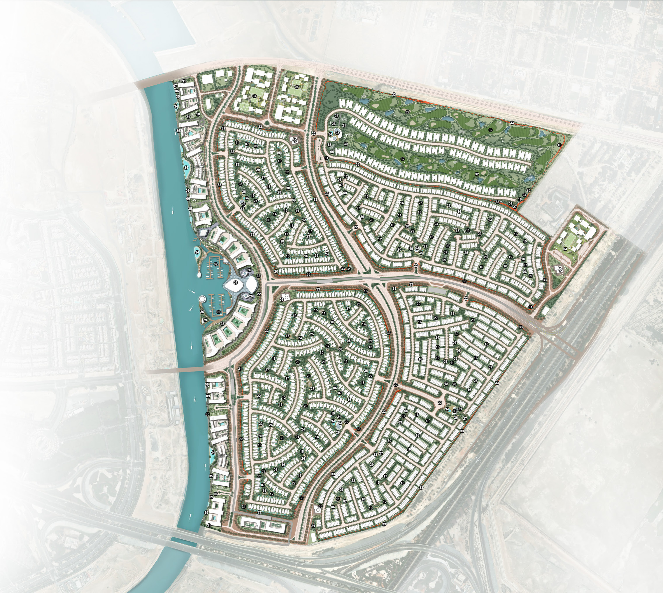 Sobha City Abu Dhabi master plan